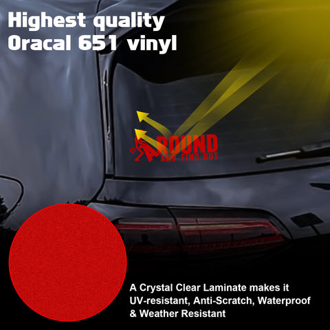 Xotic Tech FAFO Funny JDM F*ck Around and Find Out Sticker Decal Vinyl Graphic for Cars Bumper Window Trucks Vans Walls Laptop 3" x 7"