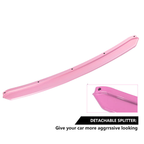 Xotic Tech Front Bumper Spoiler Splitter Diffuser Protector Detachable Middle Piece Replacement Compatible with Honda Accord Civic, Volkswagen MK5 MK6 MK7,Kia Optima,Mitsubishi Lancer