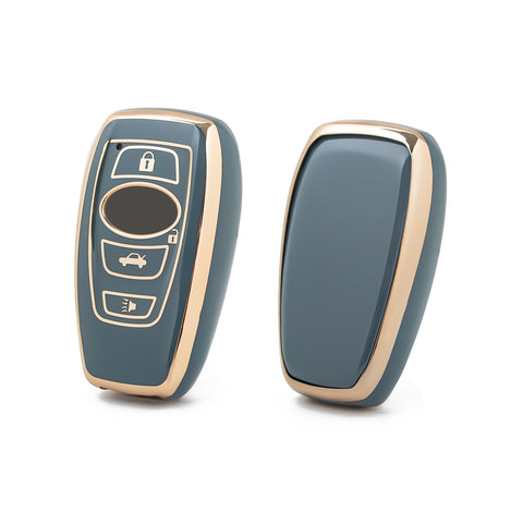 2X TPU Full Seal Keyless Key Fob Cover For Subaru Forester WRX 2016-UP