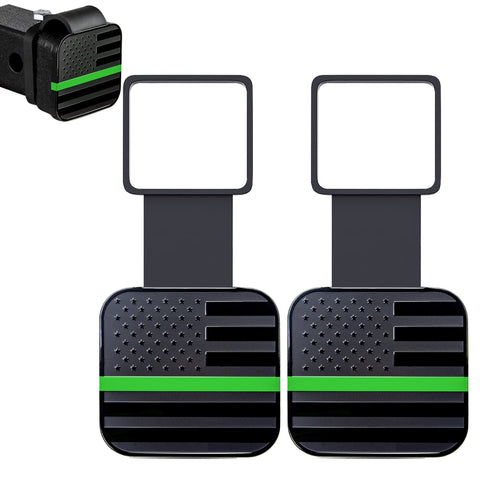 x xotic tech 2 Inch Universal American Flag Tow Hitch Covers, Trailer Hitch Cover Tube Plug Insert, Car Exterior Accessories, Receiver Tube Hitch Plug