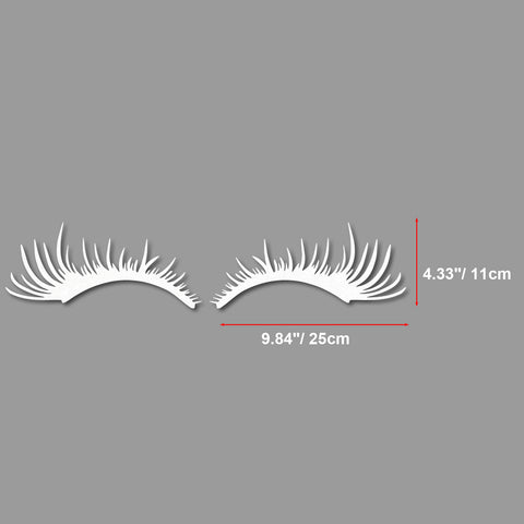 Xotic Tech CarLashes Car Headlight Eyelashes Stickers Fashion Fake Cute Decal Universal for Car Truck Headlamp Headlight