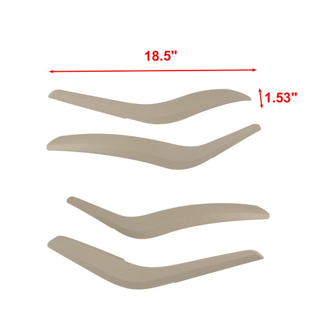 Xotic Tech Door Handle Cover Replacement Front Left + Right Side Inner Door Grab Handle Cover Armrest Bracket Compatible with BMW X1 E84 2008-2015