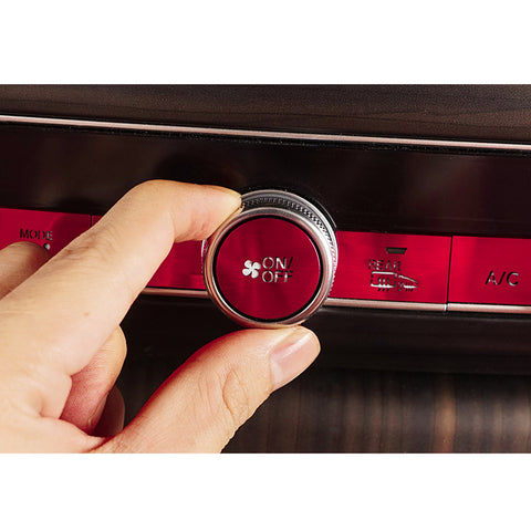 Red Aluminum Center Console Dashboard Switch Cover Trim For Honda Accord 2018-21