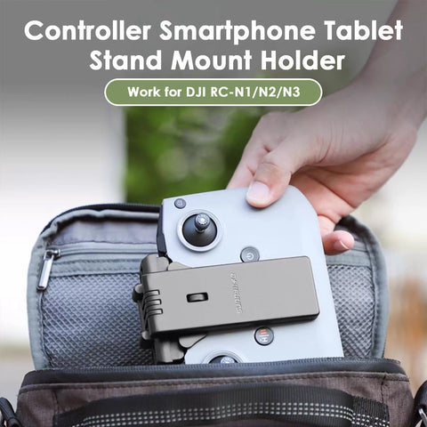 x xotic tech No Disassembly Tablet Holder Compatible with RC-N1/RC-N2/RC-N3 Controller of DJI Flip/Neo/Mini 4K/ 2 SE/Air 3/ Mini 3/4 Pro, Foldable Smartphone Ipad Stand Mount Holder Bracket Lanyard