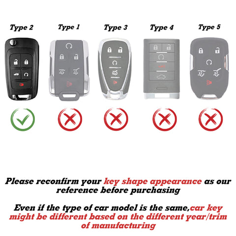 2X Flip Full Cover Remote Key Fob Cover For Chevrolet Camaro Cruze Equinox