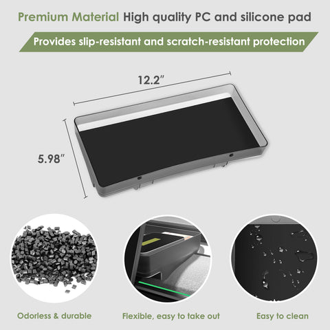 Center Console Organizer Dashboard Hidden Storage Tray Case for Tesla Model 3 Y