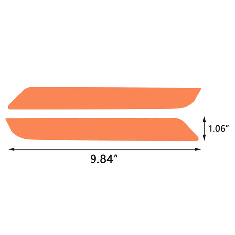 Xotic Tech Self Adhesive Front Fog Light DRL Tint Vinyl Film, Precut Fog Lamp Light Transmission Stickers Overlay Decal Exterior Decoration Compatible with Honda Accord 10th 2018 2019 2020