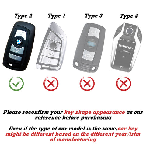 Silicone Button Cover Key Fob Holder Shell w/Key Ring For BMW 1 3 4 5 6 7 Series
