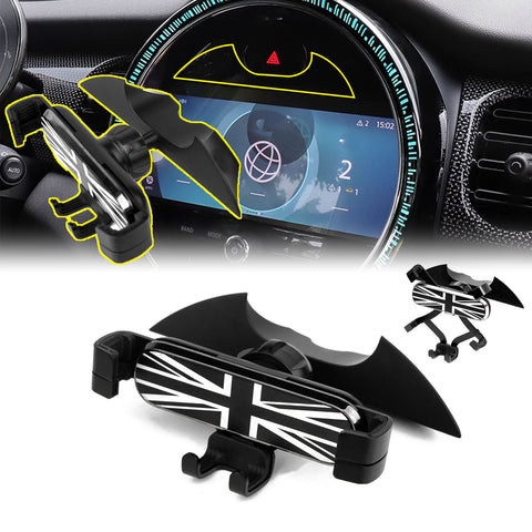 This listing is for 1 piece of Union Jack 5 Clamping Arm Mobile Phone Holder