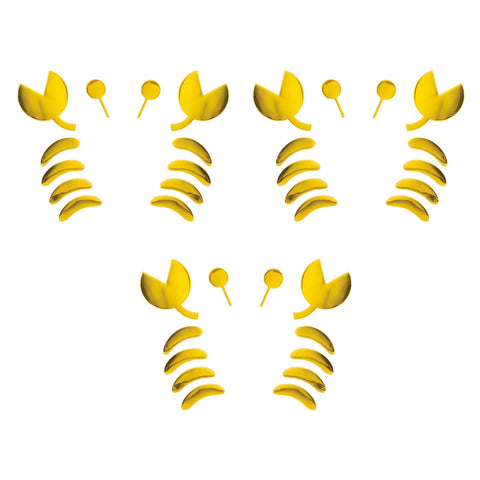 1pc x 3D Silver Chrome Devil Demon Sticker Decal Auto Car Emblem Decal Decoration