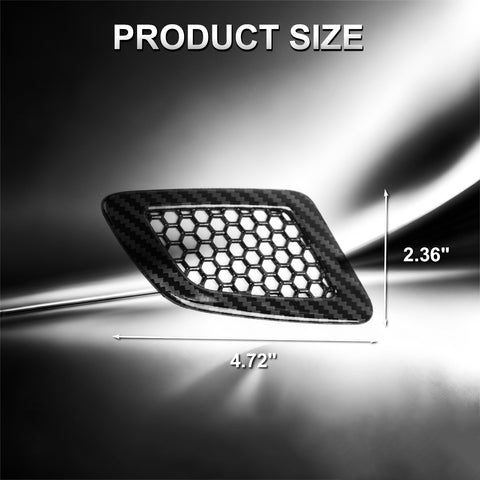 Wood/ Carbon Look Dash Side AC Vent Outlet Cover Accessories For Honda CRV 2023+