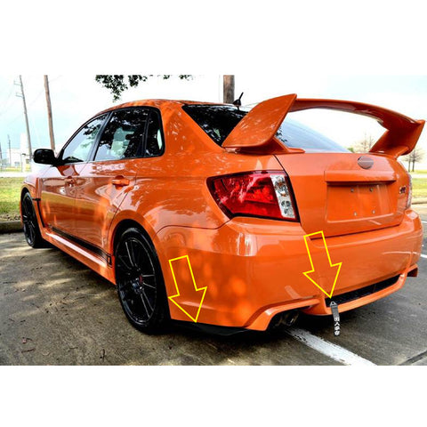 Splitters Canard Diffuser Winglet+Chinese Slogan Towing Strap Wind Universal Fit