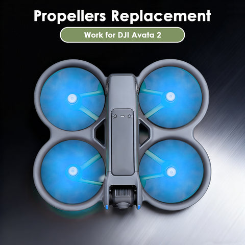 x xotic tech Propellers Replacement Compatible with DJI Avata 2, 3032S Low-Noise Spare Blades Props Wings Drone Accessories(4PCS)