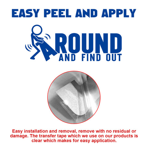 Xotic Tech FAFO Funny JDM F*ck Around and Find Out Sticker Decal Vinyl Graphic for Cars Bumper Window Trucks Vans Walls Laptop 3" x 7"