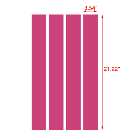 Blue Roll Front Hood Hash Mark Fender Racing Rally Stripes Sticker Vinyl Decal