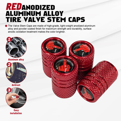 Universal Car Wheels Tire Air Valve Caps Stem Dust Cover Sport Decorate Gift 4X