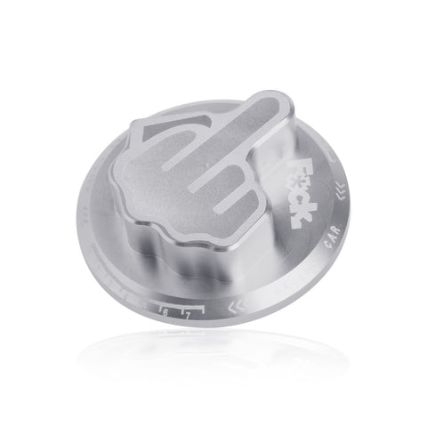Aluminum Middle Finger Pattern Engine Oil Filler Fuel Filter Tank Cap Cover For Honda Acura