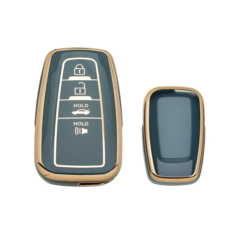 Green TPU Full Seal Remote Control Key Fob Cover For Toyota Camry C-HR 2018-UP
