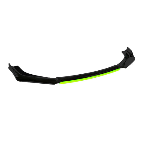 Xotic Tech Front Bumper Lip Chin Spoiler Splitter Diffuser Protector Body Kit Compatible with Honda Accord Civic or Volkswagen MK5 MK6 MK7 or Kia Optima or Mitsubishi Lancer, 4pcs