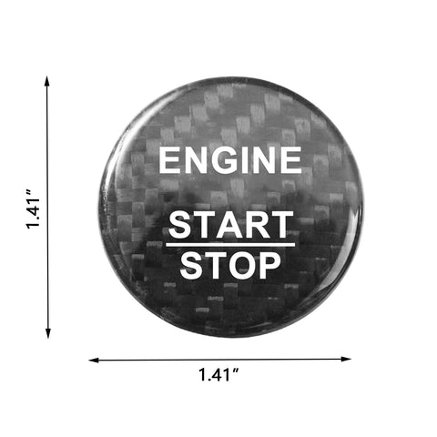 Genuine Carbon Fiber Ignition Start Stop Button Trim For Mercedes B C E S G CL SL ML GL CLA CLS GLA GLC GLK GLE GLS Class W176 W246 W205 X253 X156 C117