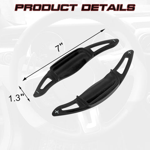 Black Aluminum Paddle Shifter Extension For Toyota Camry 2018-up RAV4 2019-up