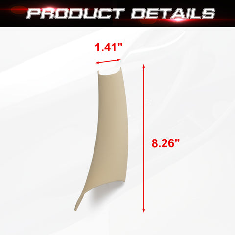 x xotic tech Door Pull Handle Cover Compatible with BMW X5 Series E70/E70 LCI 2008-2013, BMW X6 Series E71/E72 2008-2014, Inner Passenger Right Side Door Handle Protective Cover