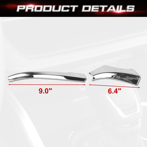 x xotic tech Carbon Fiber Style Rearview Mirror Side Strip Molding Cover Trim Compatible with Toyota Highlander 2020-up Car Decoration Exterior Accessories 4Pcs/Set