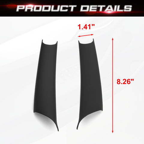 Xotic Tech Door Pull Handle Cover Compatible with BMW X5 Series E70/E70 LCI 2008-2013, BMW X6 Series E71/E72 2008-2014, Inner Rear Side Door Handle Protective Cover Accessories (2pcs)