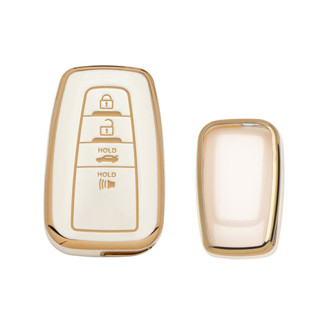 Green TPU Full Seal Remote Control Key Fob Cover For Toyota Camry C-HR 2018-UP