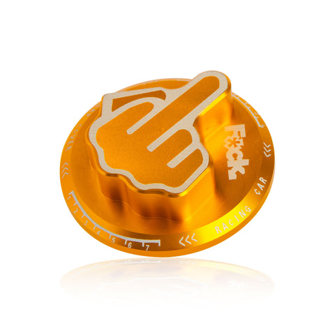 Aluminum Middle Finger Pattern Engine Oil Filler Fuel Filter Tank Cap Cover For Honda Acura