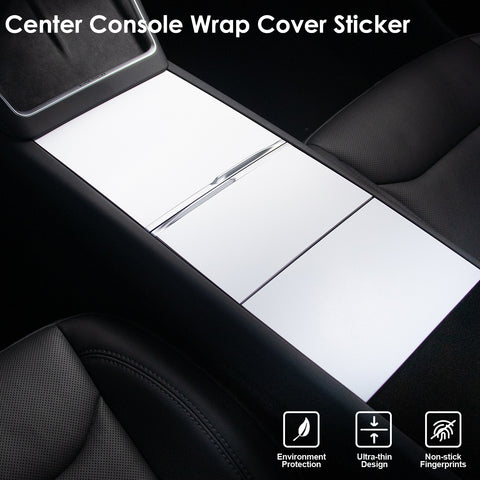Center Console Wrap Cover Kit For Tesla Model 3 Highland Model Y Juniper 2025+