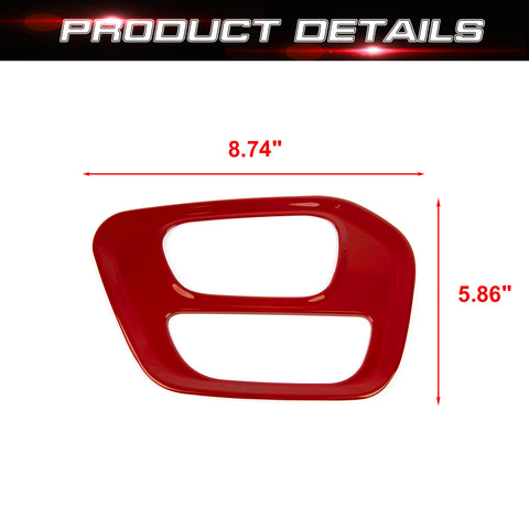 For Dodge Challenger 2015-up Car Interior Gear Shift Media Cover Frame ABS Trim