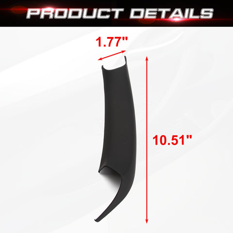 x xotic tech Car Inner Door Handle Covers, 1PC Front Passenger Side Door Pull Handle Cover Trim Compatible with BMW X3 F25 2010-2016, BMW X4 F26 2014-2017