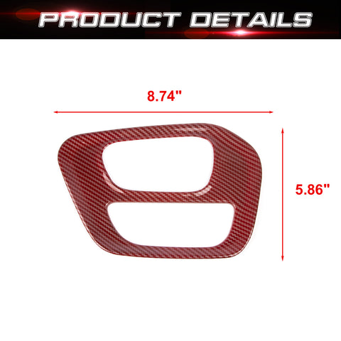For Dodge Challenger 2015-up Car Interior Gear Shift Media Cover Frame ABS Trim