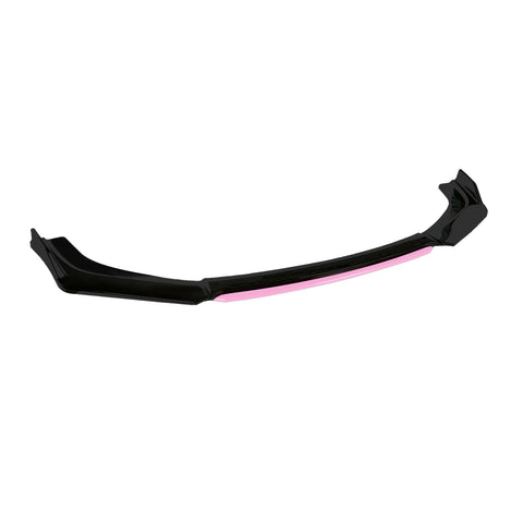 Xotic Tech Front Bumper Lip Chin Spoiler Splitter Diffuser Protector Body Kit Compatible with Honda Accord Civic or Volkswagen MK5 MK6 MK7 or Kia Optima or Mitsubishi Lancer, 4pcs