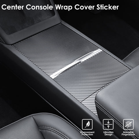 Center Console Wrap Cover Kit For Tesla Model 3 Highland Model Y Juniper 2025+