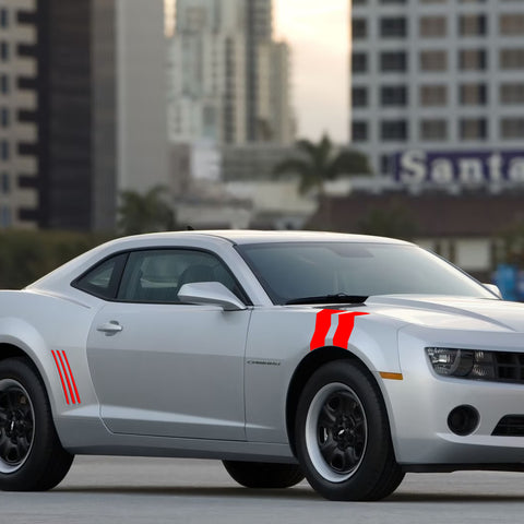 Racing Style Side Vent Fender Stripes Decal Cover For Chevrolet Camaro 2010-15