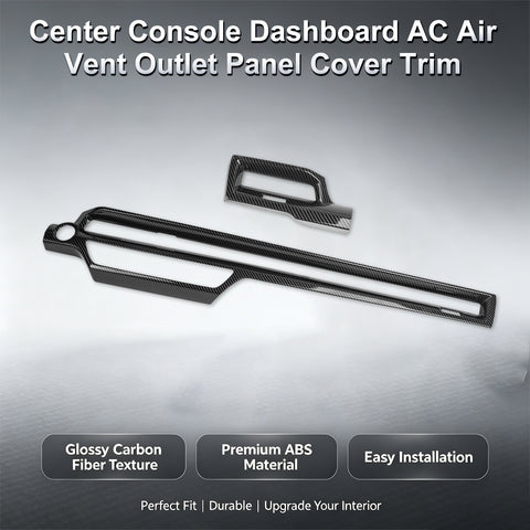 Wood/ Carbon Look Dashboard Air Vent Outlet Stripe Cover For Honda CRV 2023-2027
