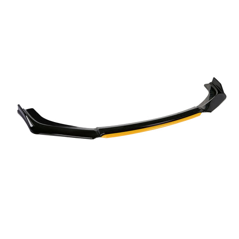 Xotic Tech Front Bumper Lip Chin Spoiler Splitter Diffuser Protector Body Kit Compatible with Honda Accord Civic or Volkswagen MK5 MK6 MK7 or Kia Optima or Mitsubishi Lancer, 4pcs