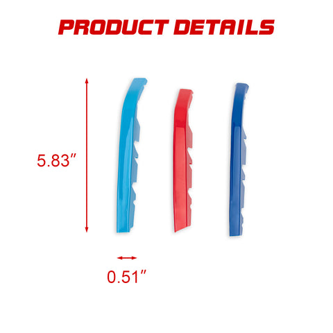 Tri-Colored Front Kidney Grille Strips Clip Cover For BMW 3 Series G20 2019-2022