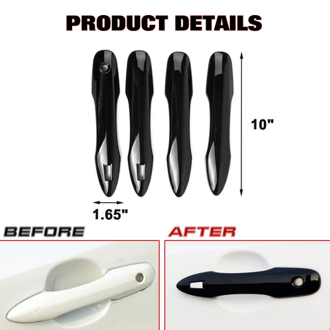 Rearview Mirror Door Handle Decor Protector For Camry 2018-25