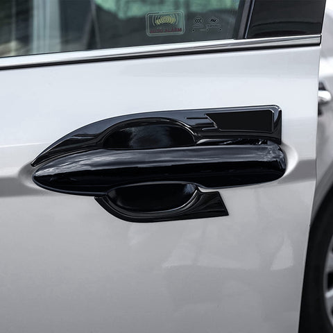 Glossy Black Door Handle Bowl Cover Trim Decor Kit For Toyota Camry 2018-2026