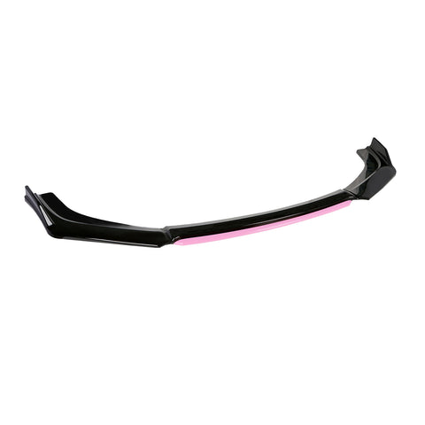 Xotic Tech Front Bumper Lip Chin Spoiler Splitter Diffuser Protector Body Kit Compatible with Honda Accord Civic or Volkswagen MK5 MK6 MK7 or Kia Optima or Mitsubishi Lancer, 4pcs