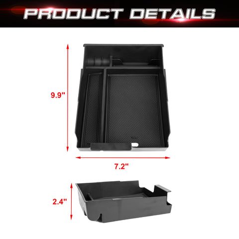Center Console Organizer For Hyundai Palisade 2023-2025 Armrest Storage Box Tray