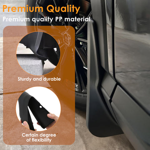 x xotic tech Mud Flaps Splash Guard Compatible with Honda CRV CR-V 2023 2024 2025 2026, Front & Rear Mudguards Fender Protector Set w/Hardware Car Accessories(4PCS)