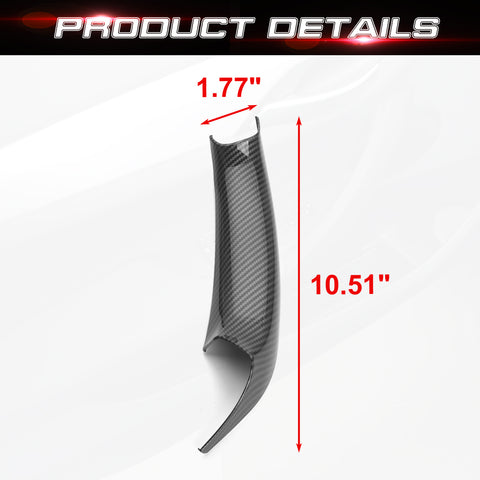 Xotic Tech Car Inner Door Handle Covers, 1PC Front Passenger Side Door Pull Handle Cover Trim Compatible with BMW X3 F25 2010-2016, BMW X4 F26 2014-2017