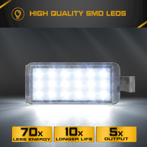 Super Bright LED License Plate Lights Tag Light For Ford Falcon BA BF 2003-2008