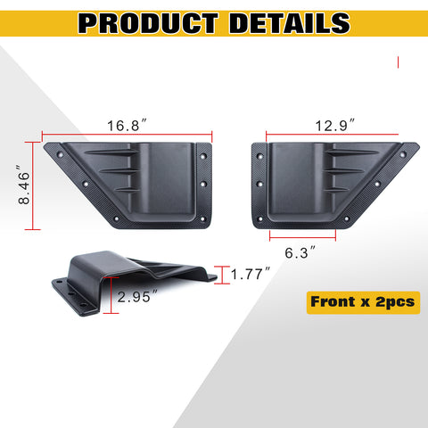 Door Side Cup Holder Storage Pocket Holder Kit For Ford Bronco 2 Doors 2021-2025