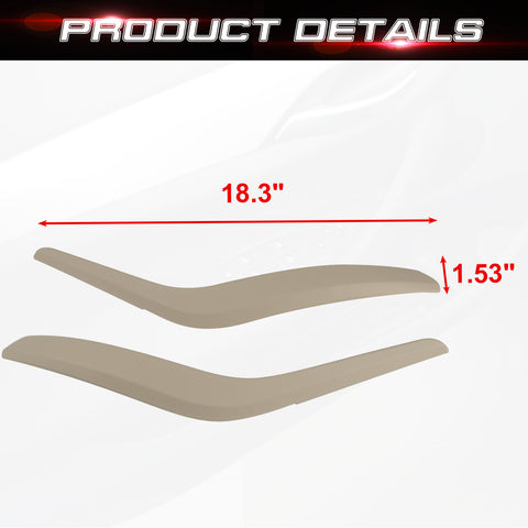 Xotic Tech Door Handle Cover Replacement Front Left + Right Side Inner Door Grab Handle Cover Armrest Bracket Compatible with BMW X1 E84 2008-2015