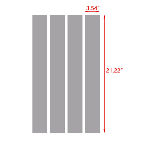 Blue Roll Front Hood Hash Mark Fender Racing Rally Stripes Sticker Vinyl Decal